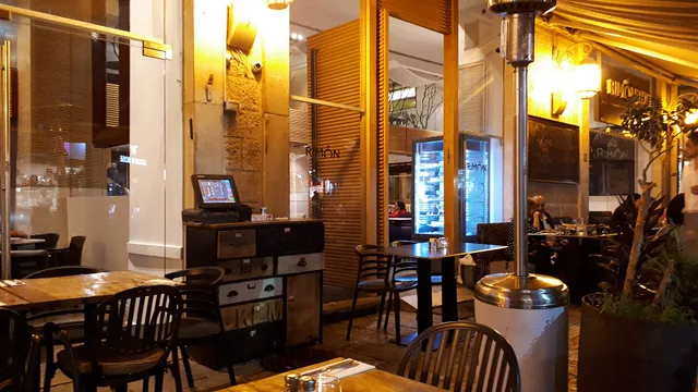 Restaurant in Jerusalem, March 2018. POS for restaurants and cafés